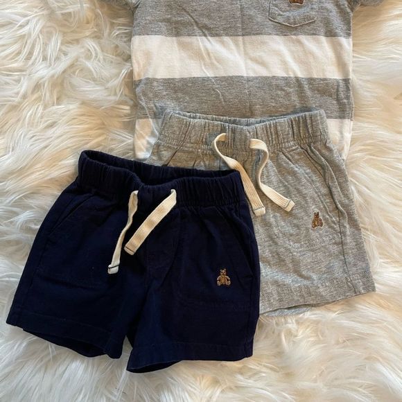 GAP Baby Brannan’s Favorites Mix & Match Onsie & Shorts Set | SZ 6-12M - Picture 3 of 12